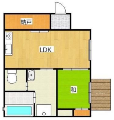 家代の里戸建貸家 間取り図