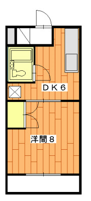 マンションカトレアⅠ 間取り図