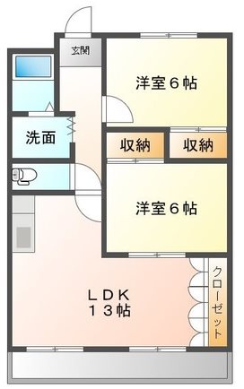 マンション元美 間取り図