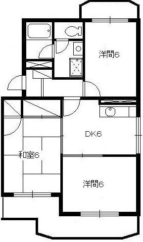Grand Papa 201号室 間取り