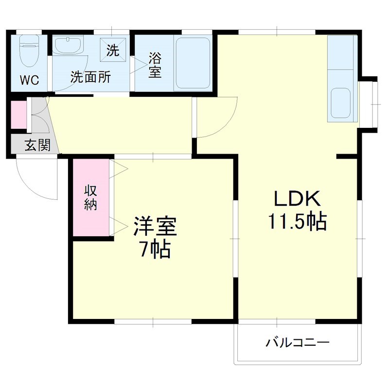 ハイツ翔 間取り図