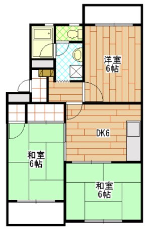 メゾン横須賀Ⅱ 102号室 間取り