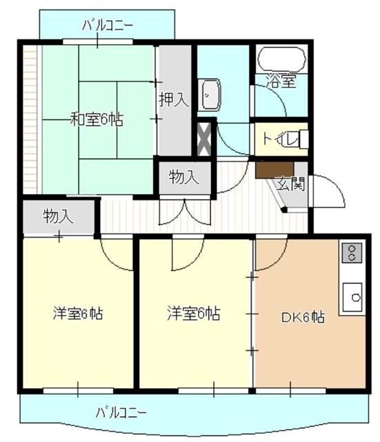 パレス和合 間取り図