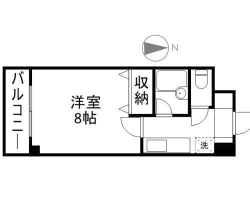 ジュネス佐鳴台 201号室 間取り