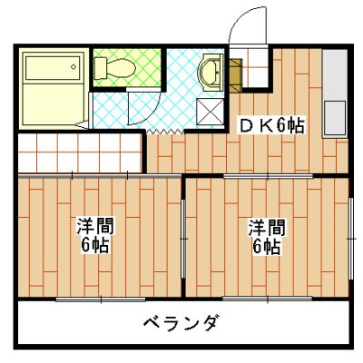 キャッスルモモⅠ 間取り図