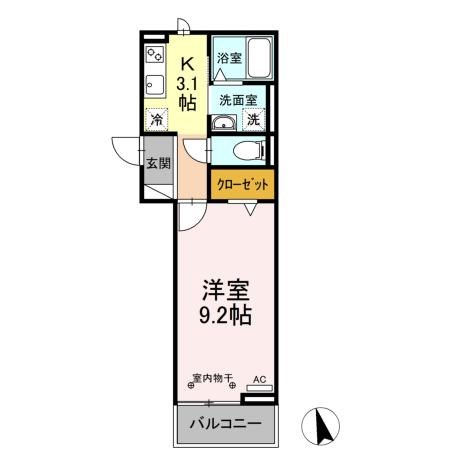 D-Hills城北 間取り図