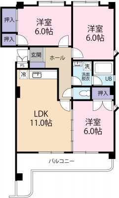 ロイヤルマンションⅠ 103号室 間取り