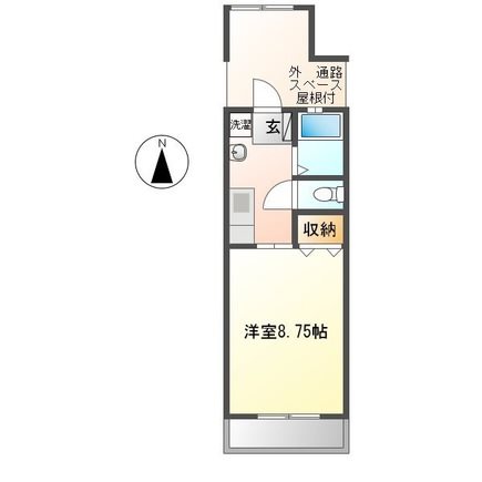 アベニュー平野Ⅵ 間取り図