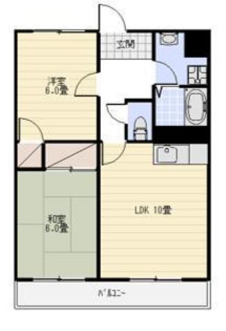 ヴィーブル宮の森北棟 間取り図