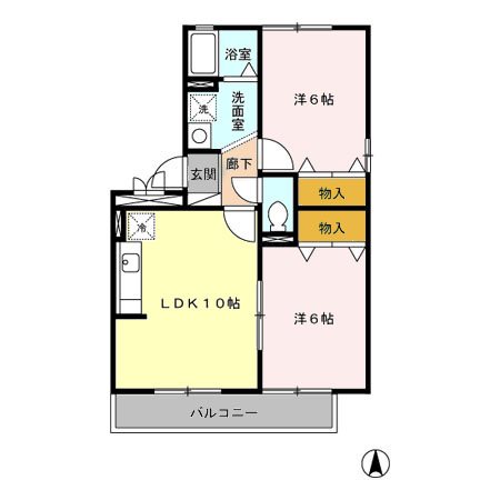 サンセール 間取り図