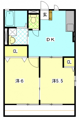 レオハイムＡ 間取り図