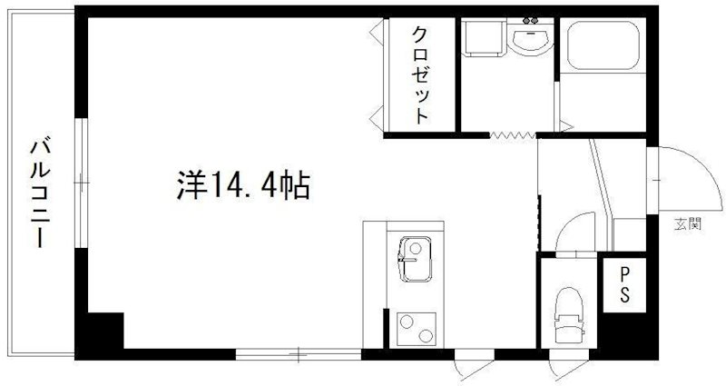 N.ハイヒルズ 201号室 間取り