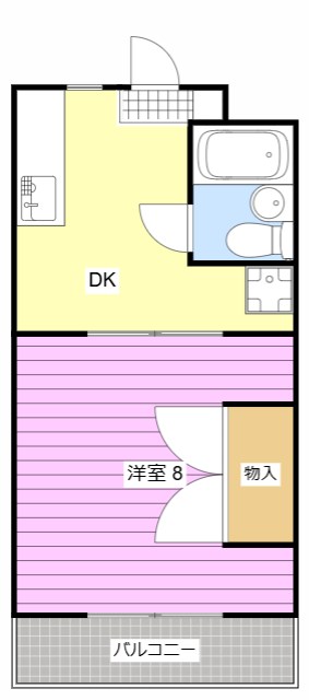 サームス 502号室 間取り