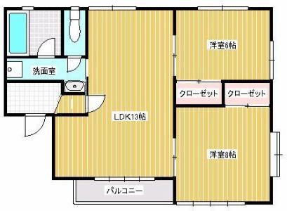 ブッシュクローバー佐鳴台 101号室 間取り