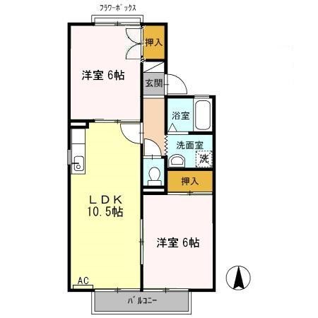 ラ・フレイズ 間取り図