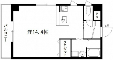 N.ハイヒルズ 305号室 間取り