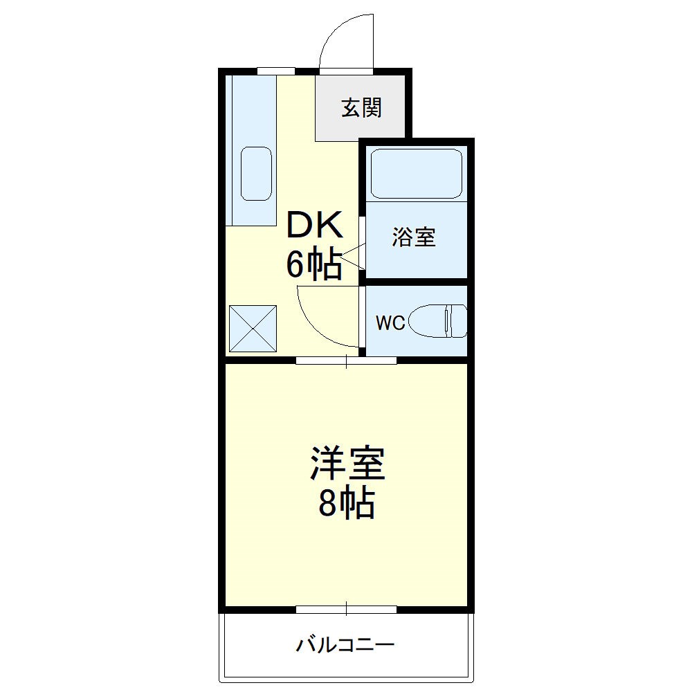 グリーンハイツ根洗 間取り図