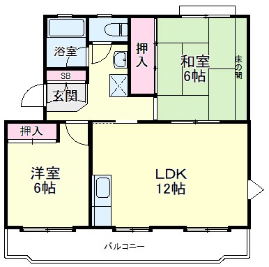 武藤ハイツⅠ 間取り図