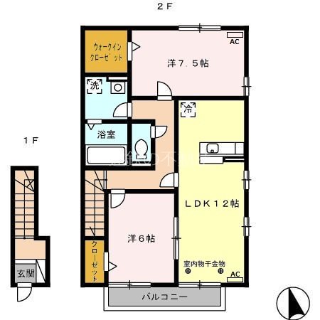 ルミエール20　Ａ 間取り図