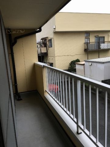 ハイツオオバシ ベランダ