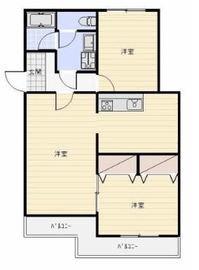 ローザンヌⅤ 間取り図