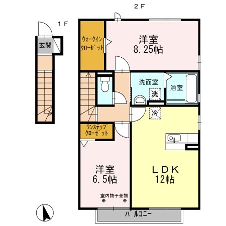 Marcher Forme 201号室 間取り
