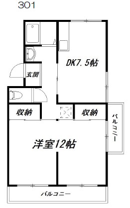 コーポ伊藤 間取り図