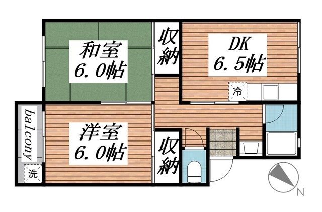 コーポ伊藤 間取り図