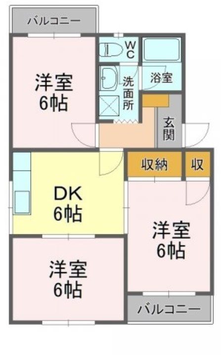 ノンパレイユ笠井 105号室 間取り