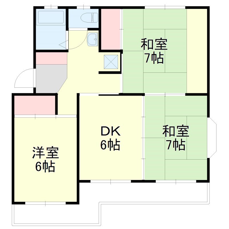 ハイツ高橋 間取り図