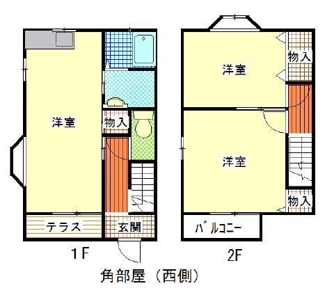 ハイツ・カサブランカ 間取り図