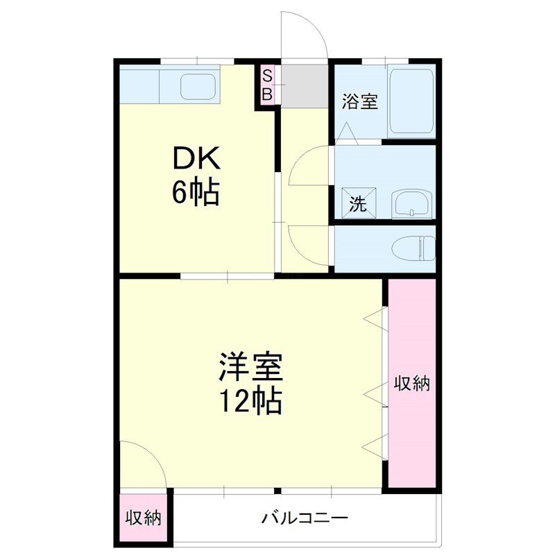 コーポシンデン 間取り図