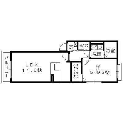 アベニュー上島 間取り図