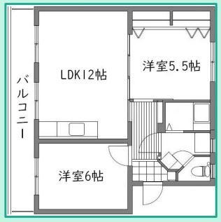 サンライズ柿澤 302号室 間取り