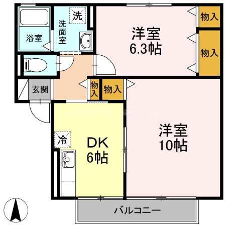 ヴィラ・隆光 間取り図