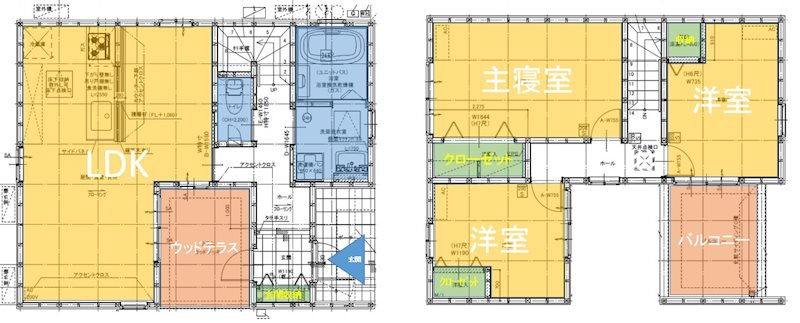 ブリアシエル上島　東棟 間取り