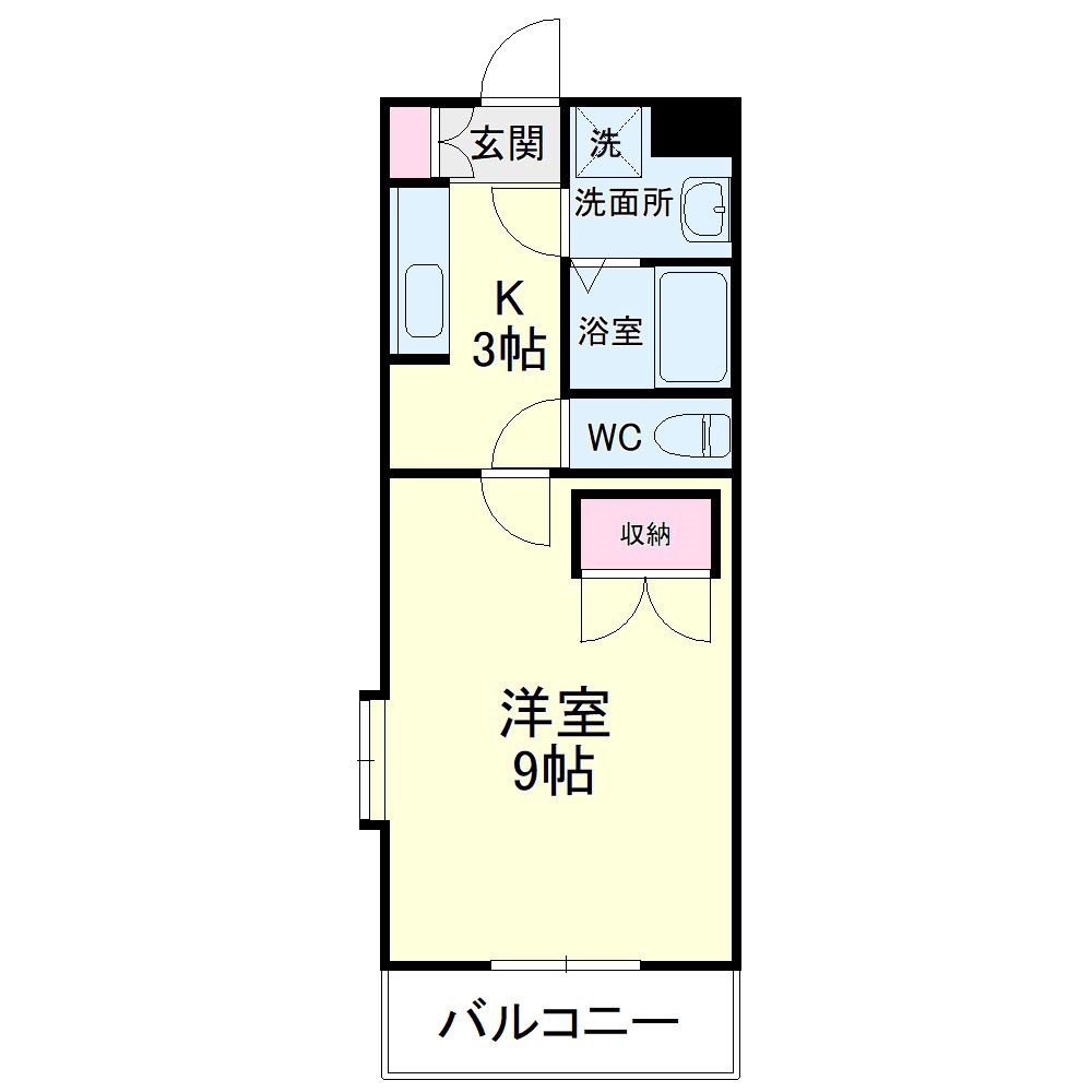 プロスパー初生 間取り図