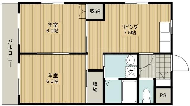 上島やよいマンション 間取り図