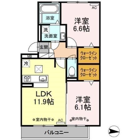 ＣｈａｒｍｅⅢ 間取り図