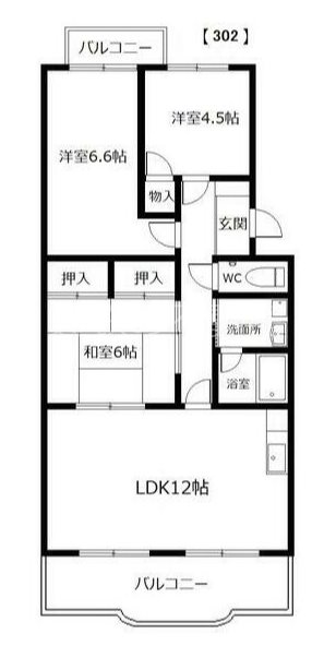 エスポワール 間取り図