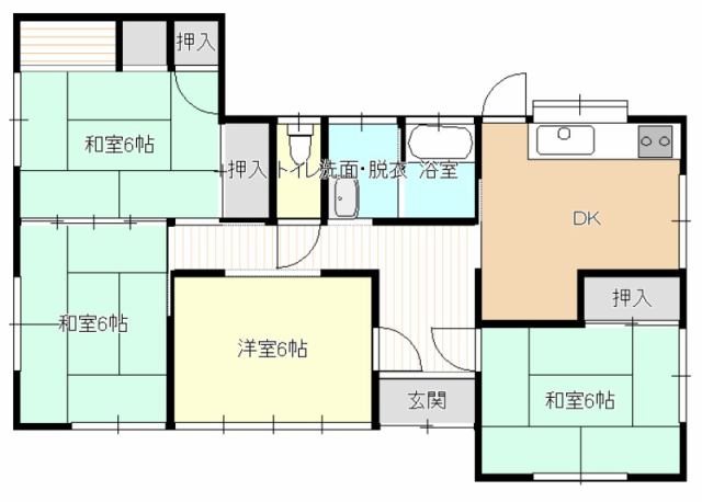 村田貸家 間取り図