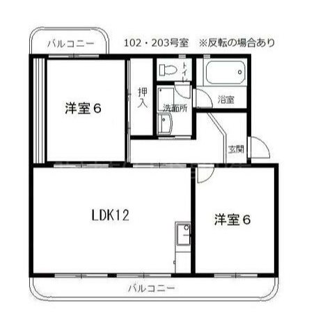 ベルハイムⅡ 間取り図