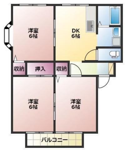 サンビレッジこいけ 間取り図