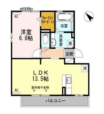 ラ　クラシオン 305号室 間取り