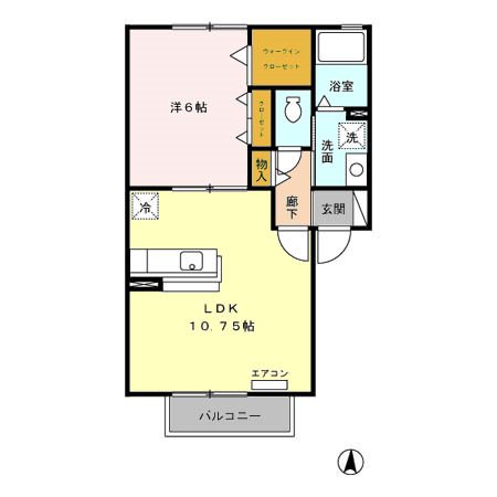 ラピスラズリー 間取り図