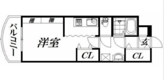 エスポワール二俣 間取り図