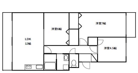 サクセスマンション西伊場 間取り図