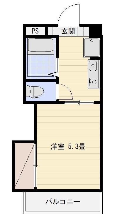 セルリアンブルーⅡ 間取り図