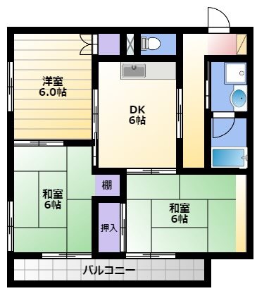 コーポさとう 間取り図