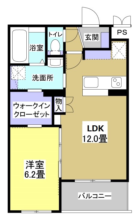 ブリアージュ二之宮 間取り図